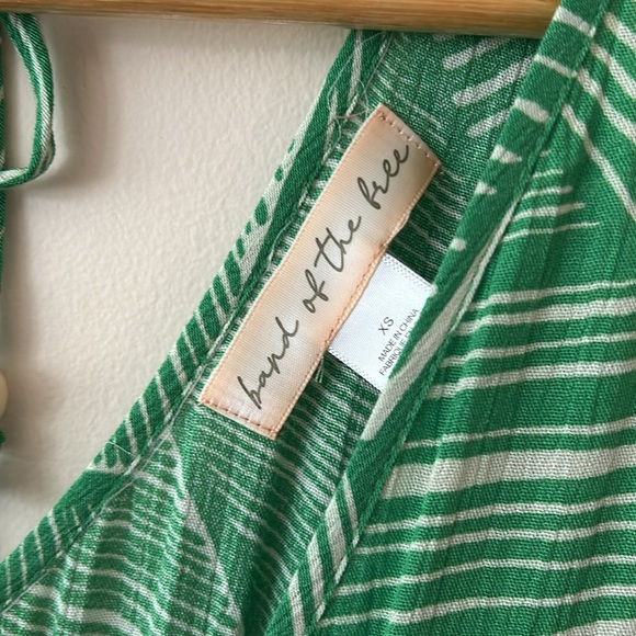 Jungle Leaf Print Jumper – Size XS • Tropical Romper / Playsuit - Picture 5 of 11